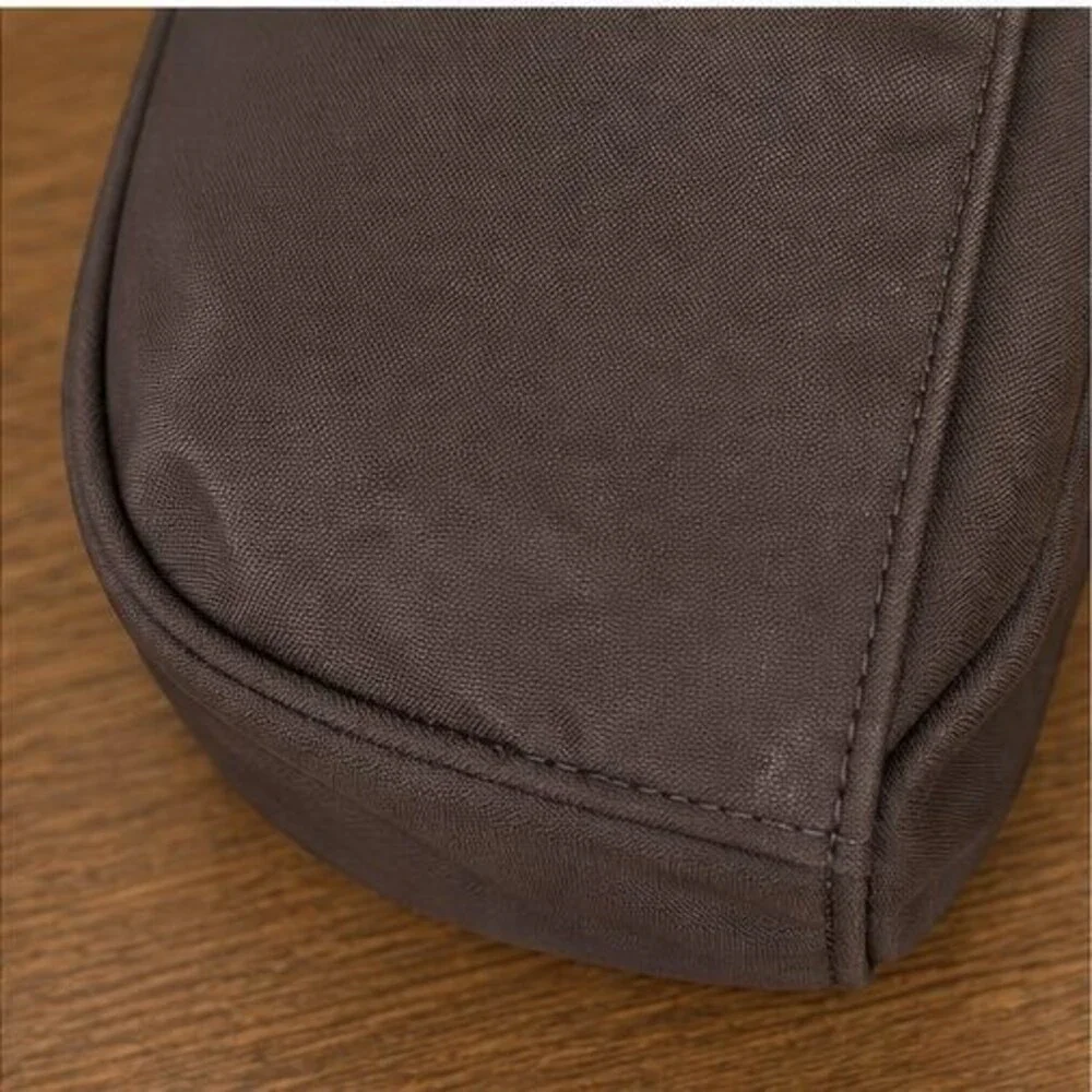 Yves Saint Laurent Black Calfskin Compact Chain Wallet